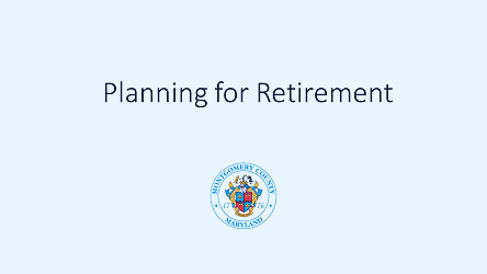 Montgomery County Retirement Planning - YouTube